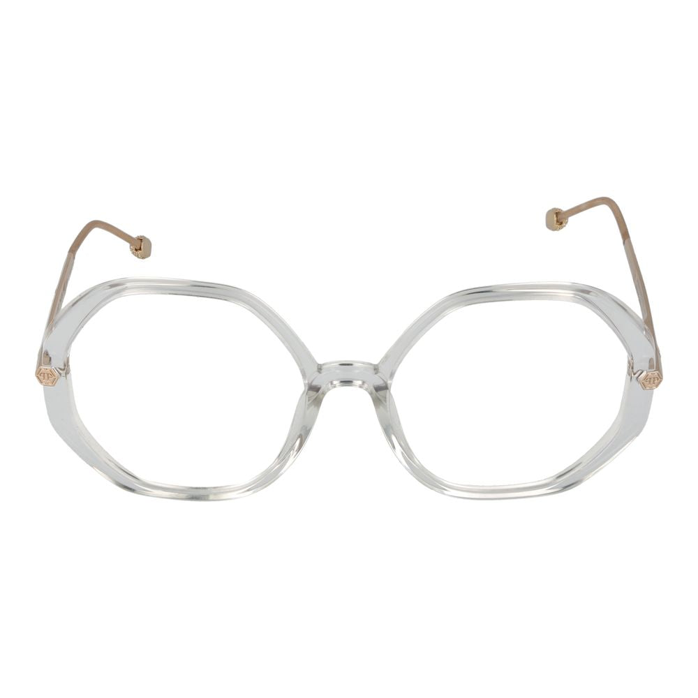 Philipp Plein Brille aus transparentem Zelluloseacetat