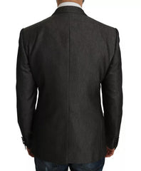 Dolce & Gabbana Grijs MARTINI 2-Delig Gilet Jasje Blazer