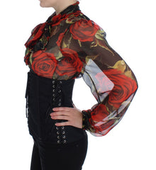 Dolce & Gabbana Zwarte Elastische Korsetriem