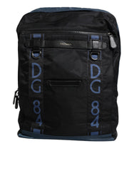 Dolce & Gabbana Zwarte Nylon DG Logo Schoolrugzak Tas