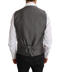 Dolce & Gabbana Bruin Wol Zijde Gilet Vest