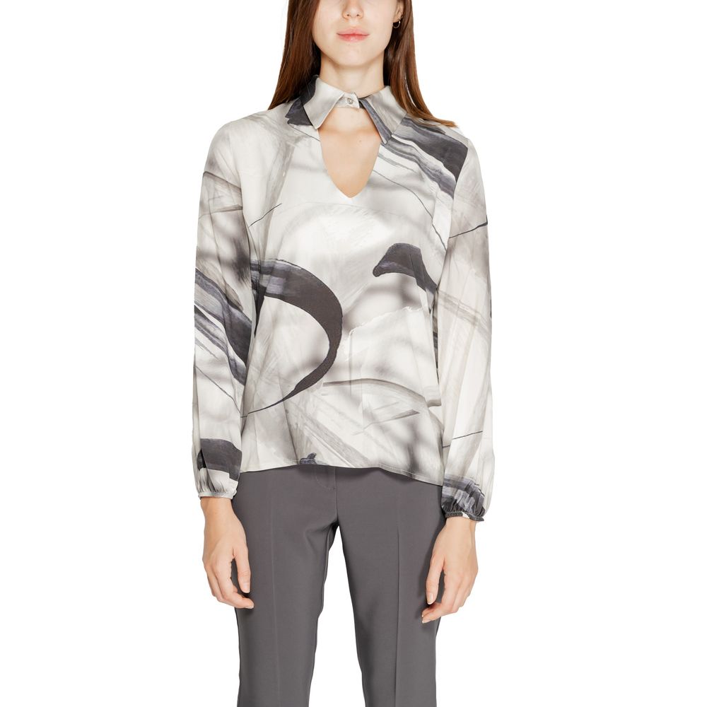 Rinascimento Grijze Viscose Blouse