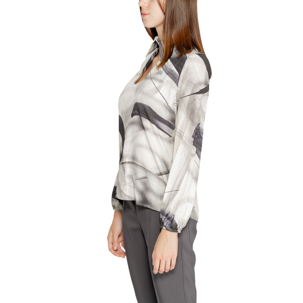 Rinascimento Grijze Viscose Blouse