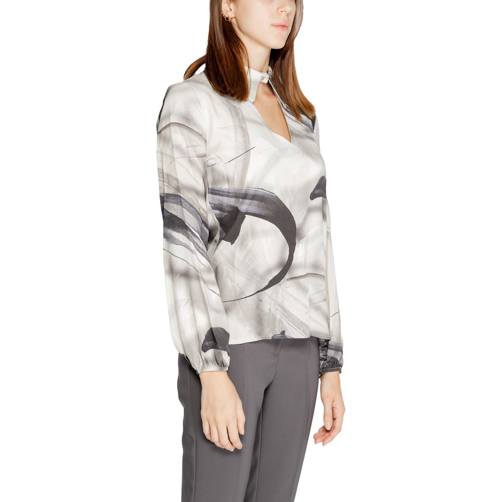 Rinascimento Grijze Viscose Blouse