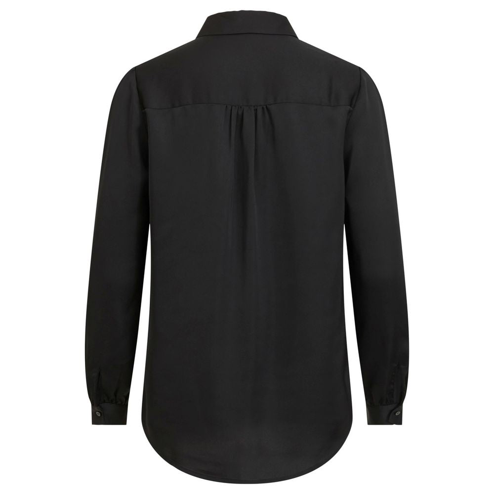 Vila Clothes Zwarte Polyester Blouse