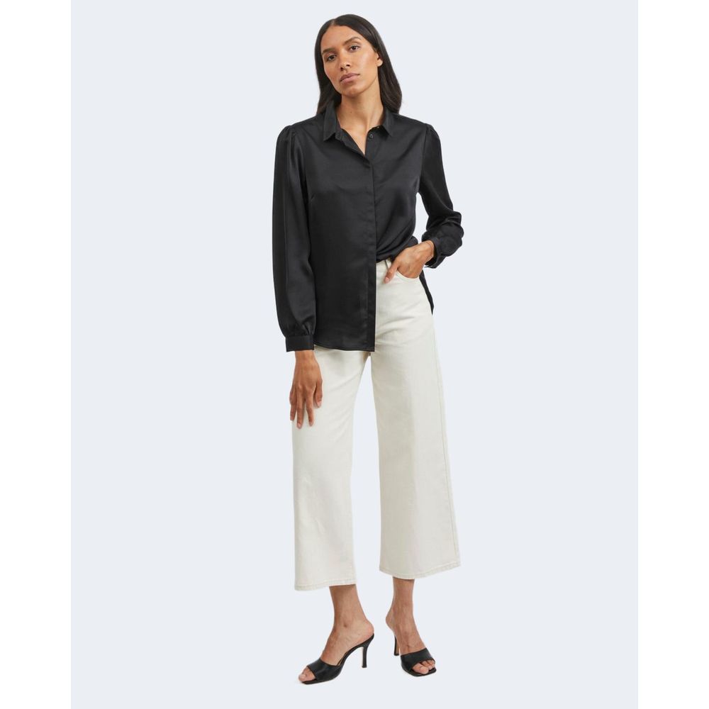 Vila Clothes Zwarte Polyester Blouse