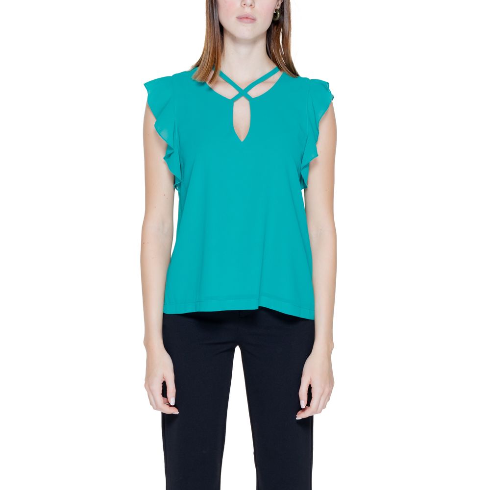 Rinascimento Tweekleurige Polyester Blouse
