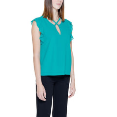 Rinascimento Tweekleurige Polyester Blouse