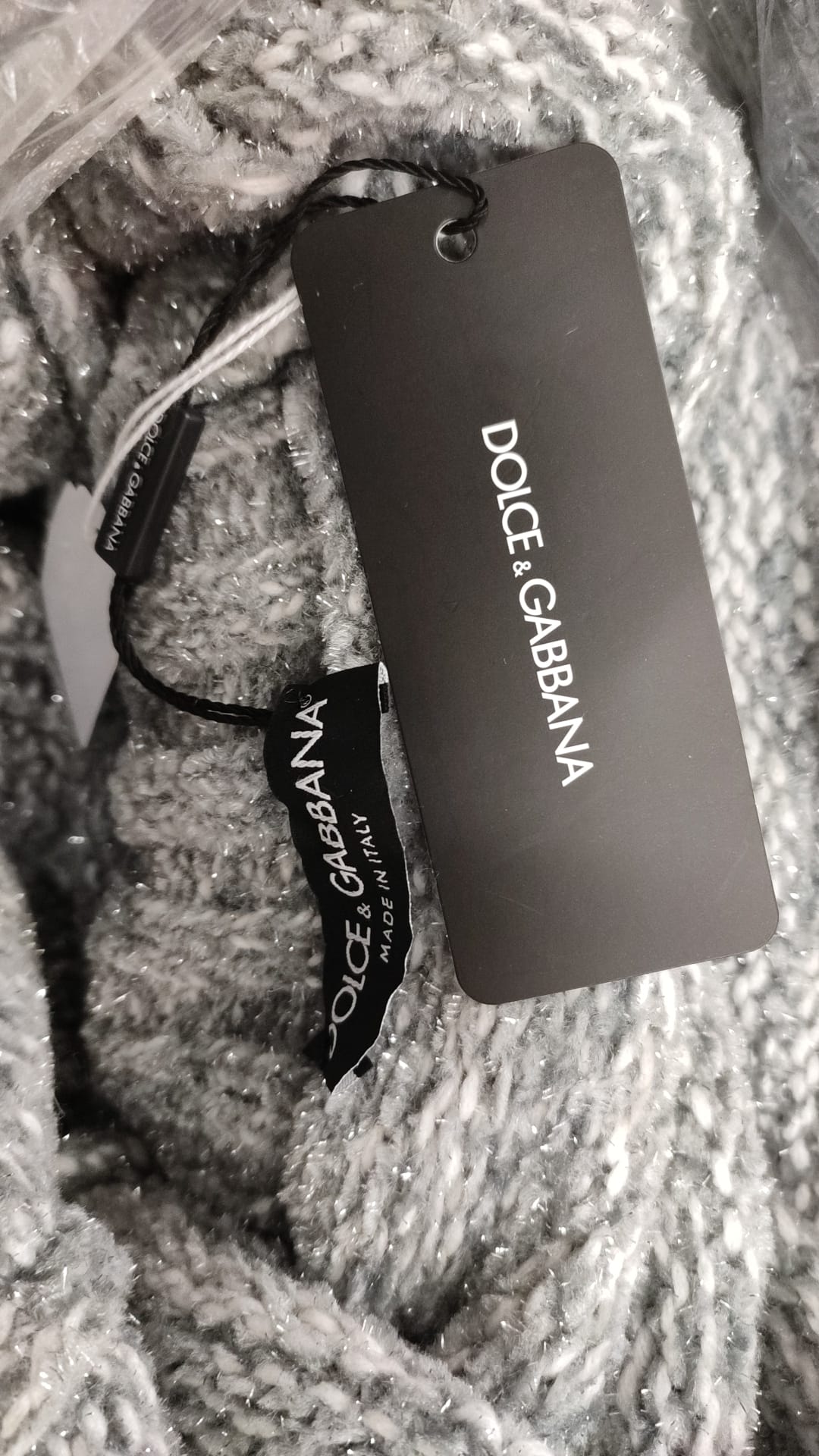 Dolce & Gabbana Grauer Kaschmir Rollkragenpullover