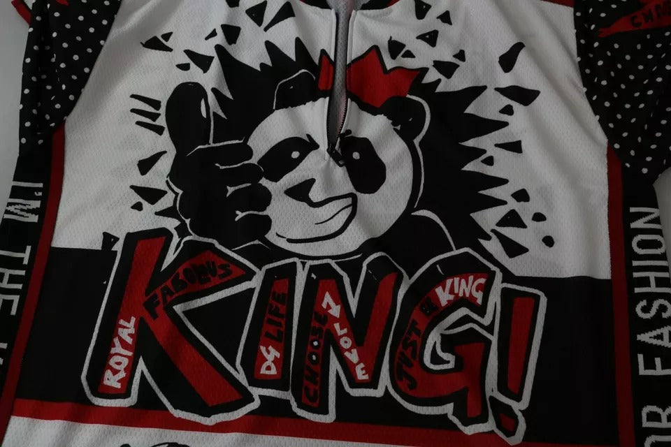 Dolce & Gabbana Wit Koningspanda Polyester T-shirt Top