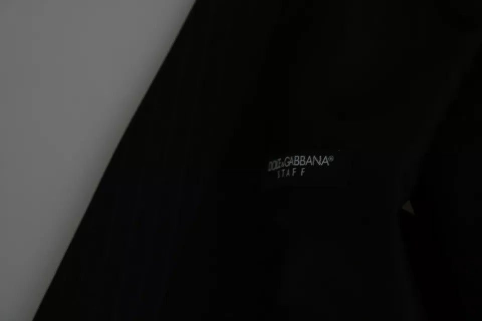 Dolce & Gabbana Schwarze Herren Formelle STAFF Anzugsweste Weste