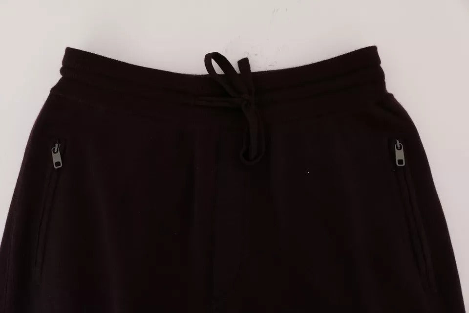 Dolce &amp; Gabbana Lila Kaschmir-Trainingshose