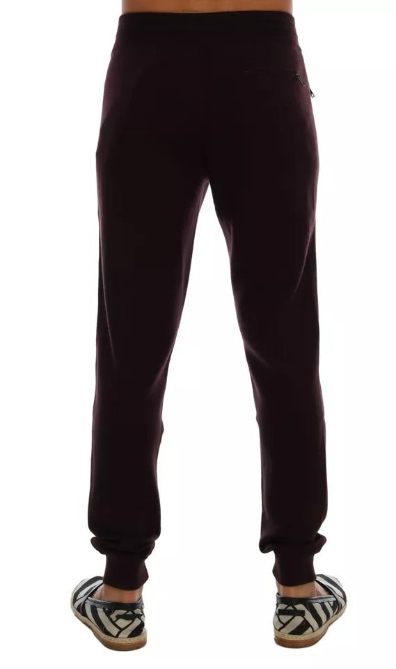 Dolce &amp; Gabbana Lila Kaschmir-Trainingshose