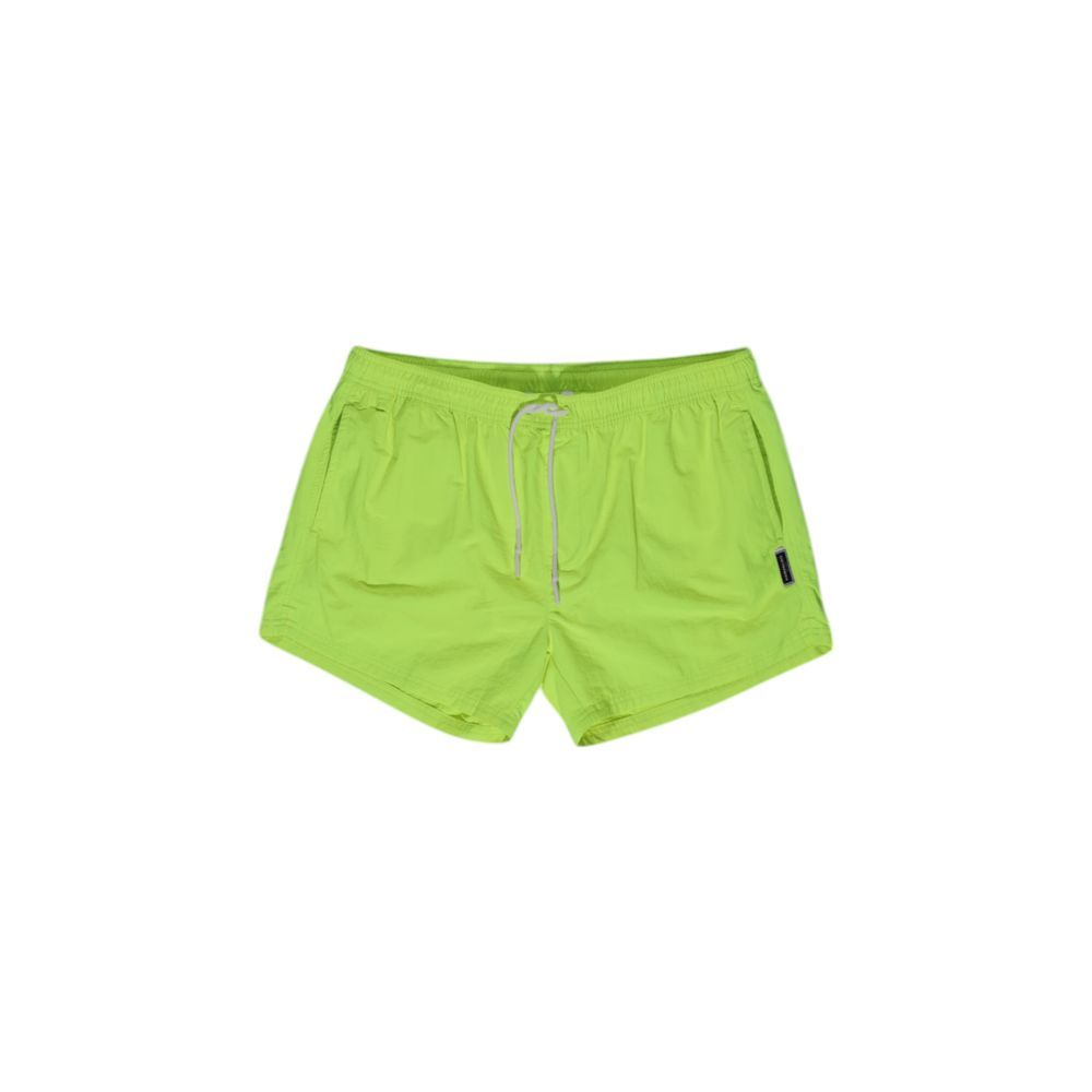 Hamaki-Ho Gelbe Badeshorts aus Polyester