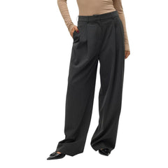 Vero Moda Graue Freizeithose aus Polyester