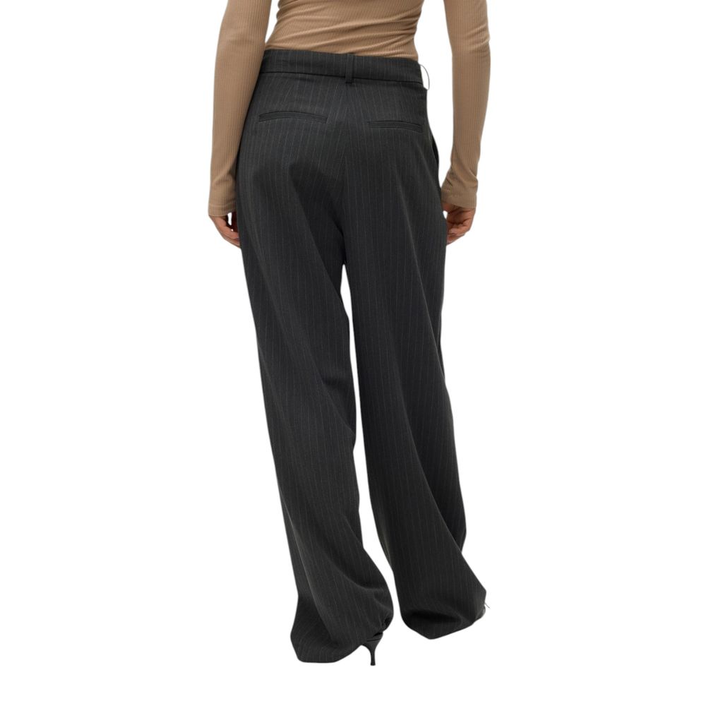 Vero Moda Graue Freizeithose aus Polyester