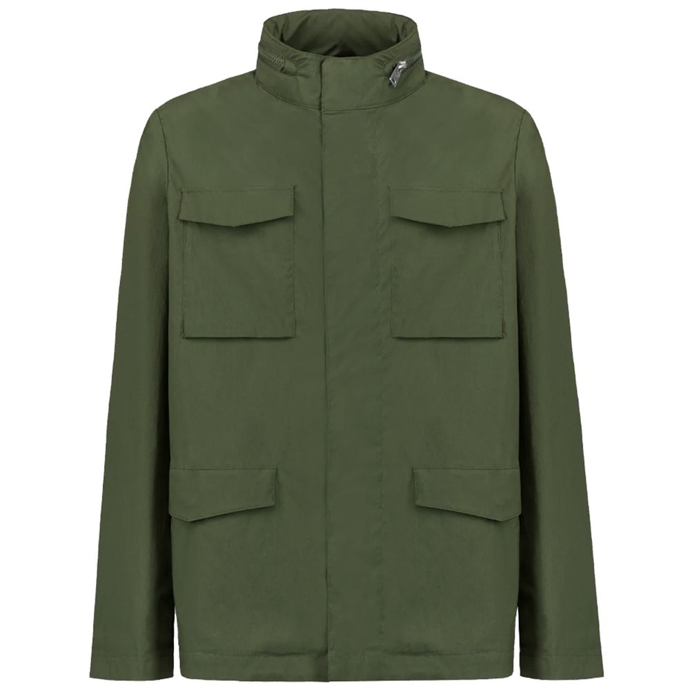 People Of Shibuya Green Cotton Men's Jacket