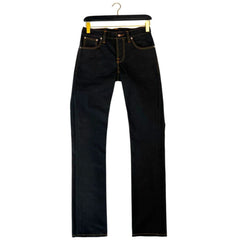 Nudie Jeans Schwarze Baumwoll-Herrenjeans