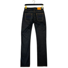 Nudie Jeans Black Cotton Men Jeans