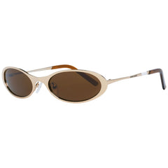 More &amp; More Sonnenbrille aus goldenem Metall
