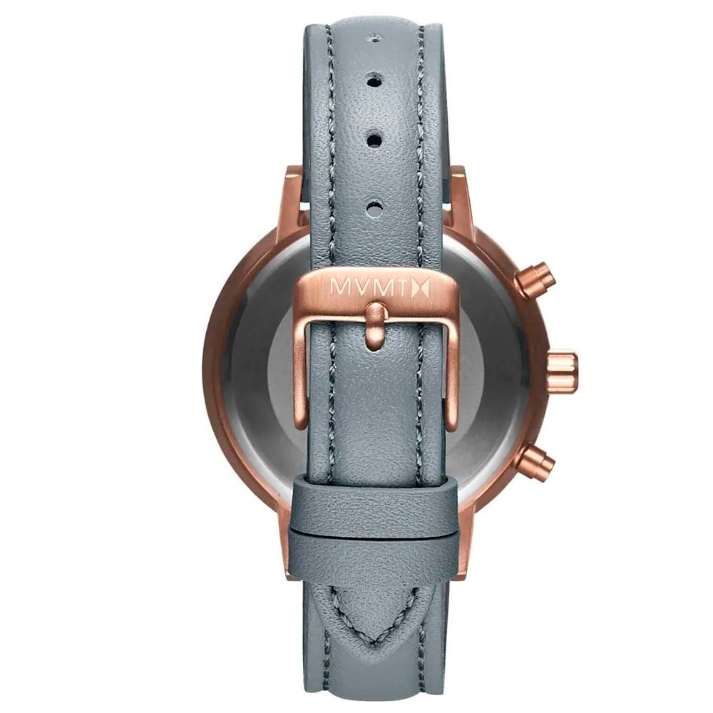 MVMT Grijs Lederen Galgen Horloge