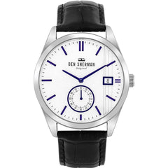 Ben Sherman Black Leather Dress Watch