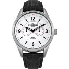 Ben Sherman Black Leather Watch