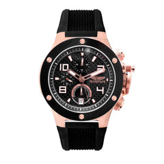 Bobroff Black Rubber Dress Watch