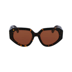 Lanvin bruine acetaat zonnebril