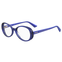 Moschino Blauwe Acetaat Bril (Montuur)