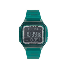 Adidas Green Resin Digital Watch