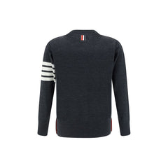 Thom Browne Gray Wool Oves Aries Cardigan