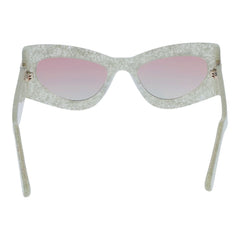 GCDS Sonnenbrille aus silbernem Azetat