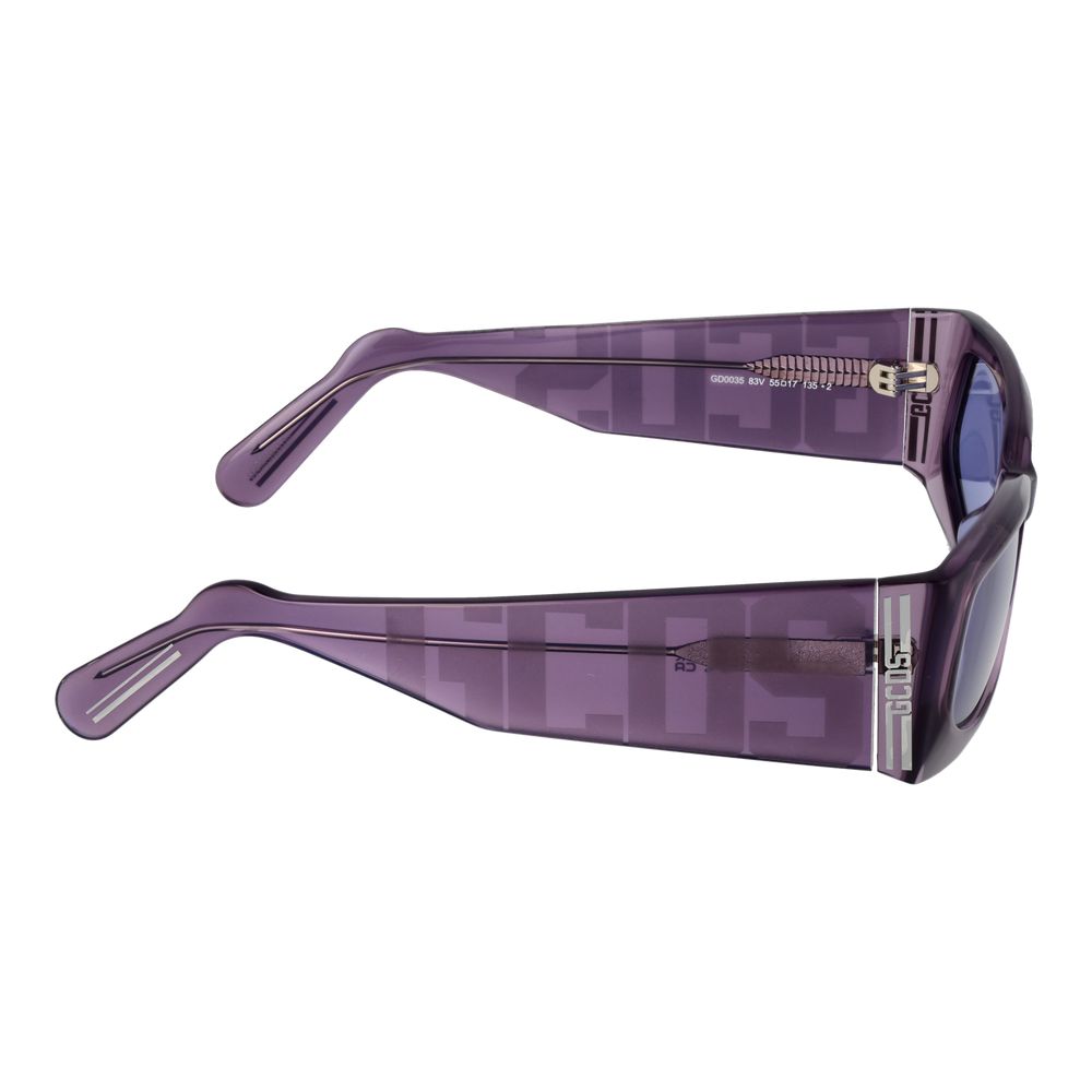 GCDS Sonnenbrille aus lila Azetat
