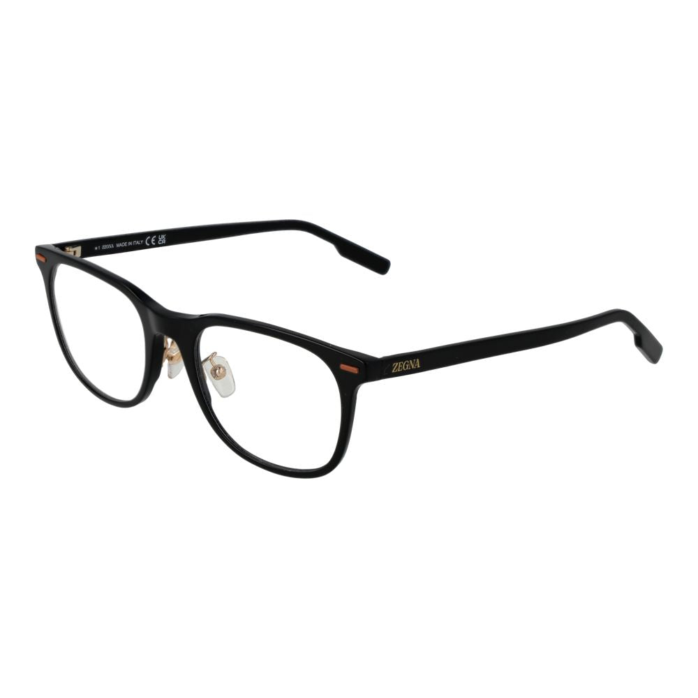 Ermenegildo Zegna Schwarze Acetatbrille (Gestell)