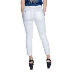 Street One witte casual katoenen broek