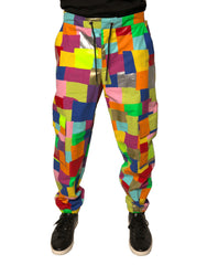 Dolce &amp; Gabbana Mehrfarbige Cargohose aus Baumwolle mit Patchwork-Muster für Herren