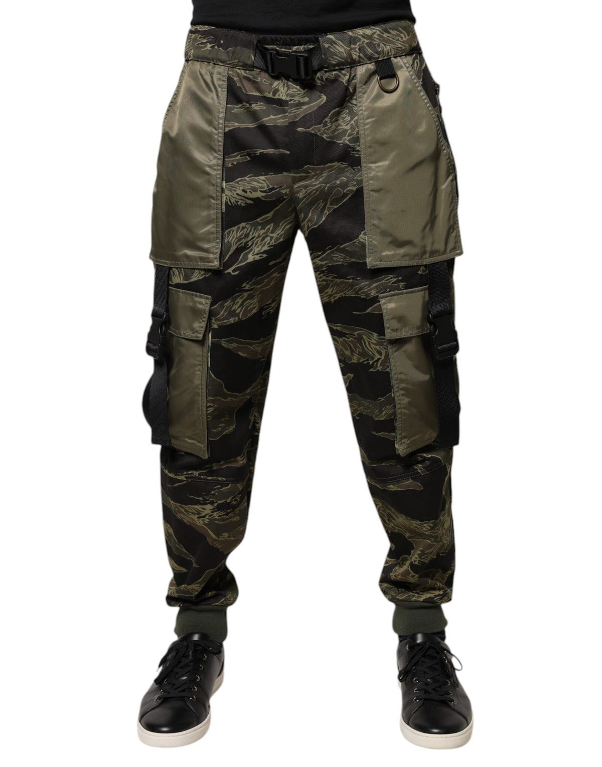 Dolce &amp; Gabbana, grüne Jogginghose aus Baumwolle
