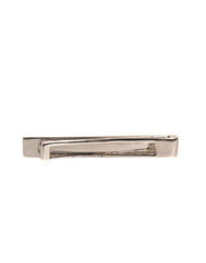 Dolce & Gabbana Zilverkleurige Messing Logo Merk Stropdasclip