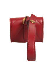Dolce & Gabbana Black Leather Devotion Heart Strap Airpod Case