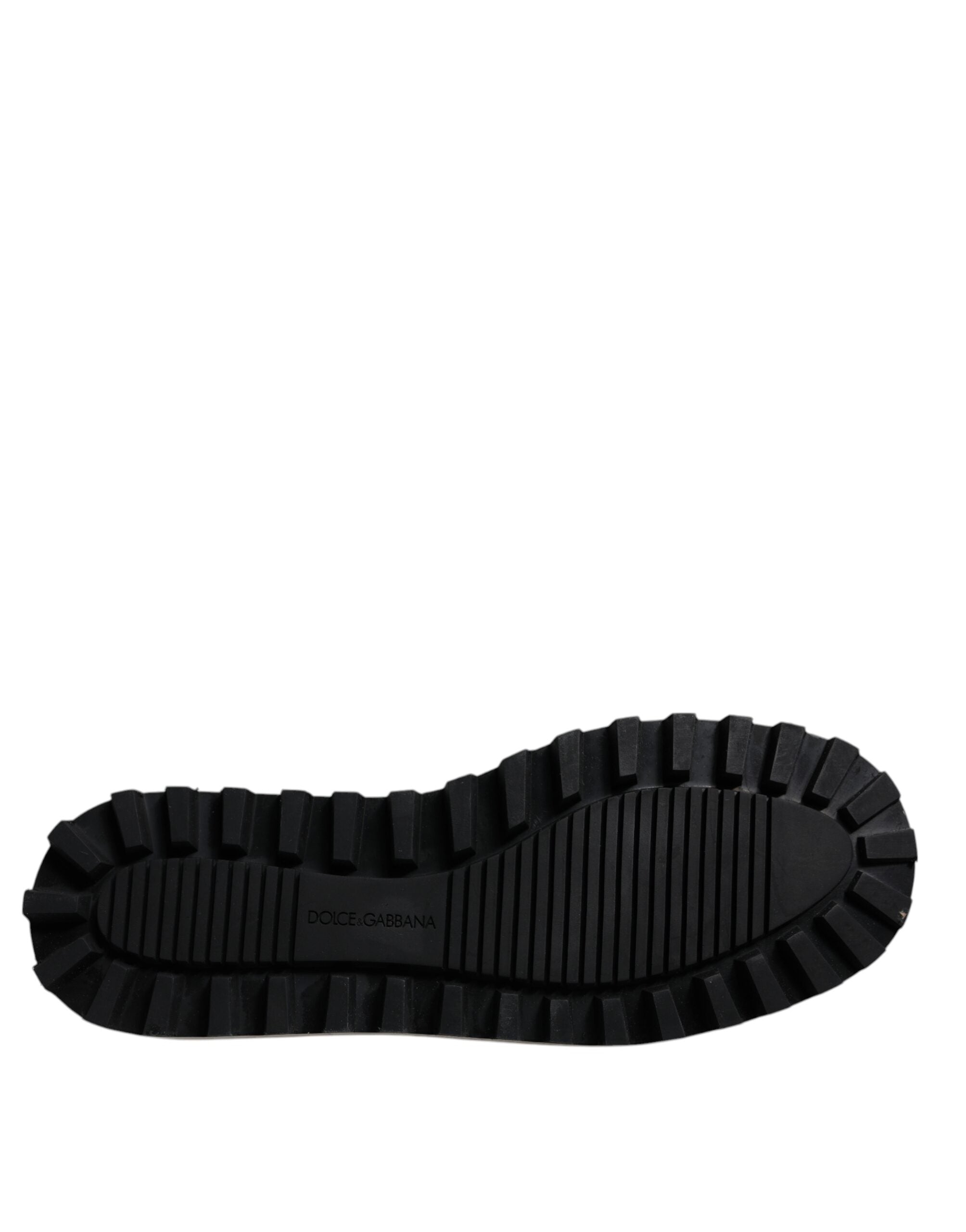 Dolce & Gabbana Schwarze Nylon Gesteppte Logo-Patch Sandalen Pantoletten Schuhe
