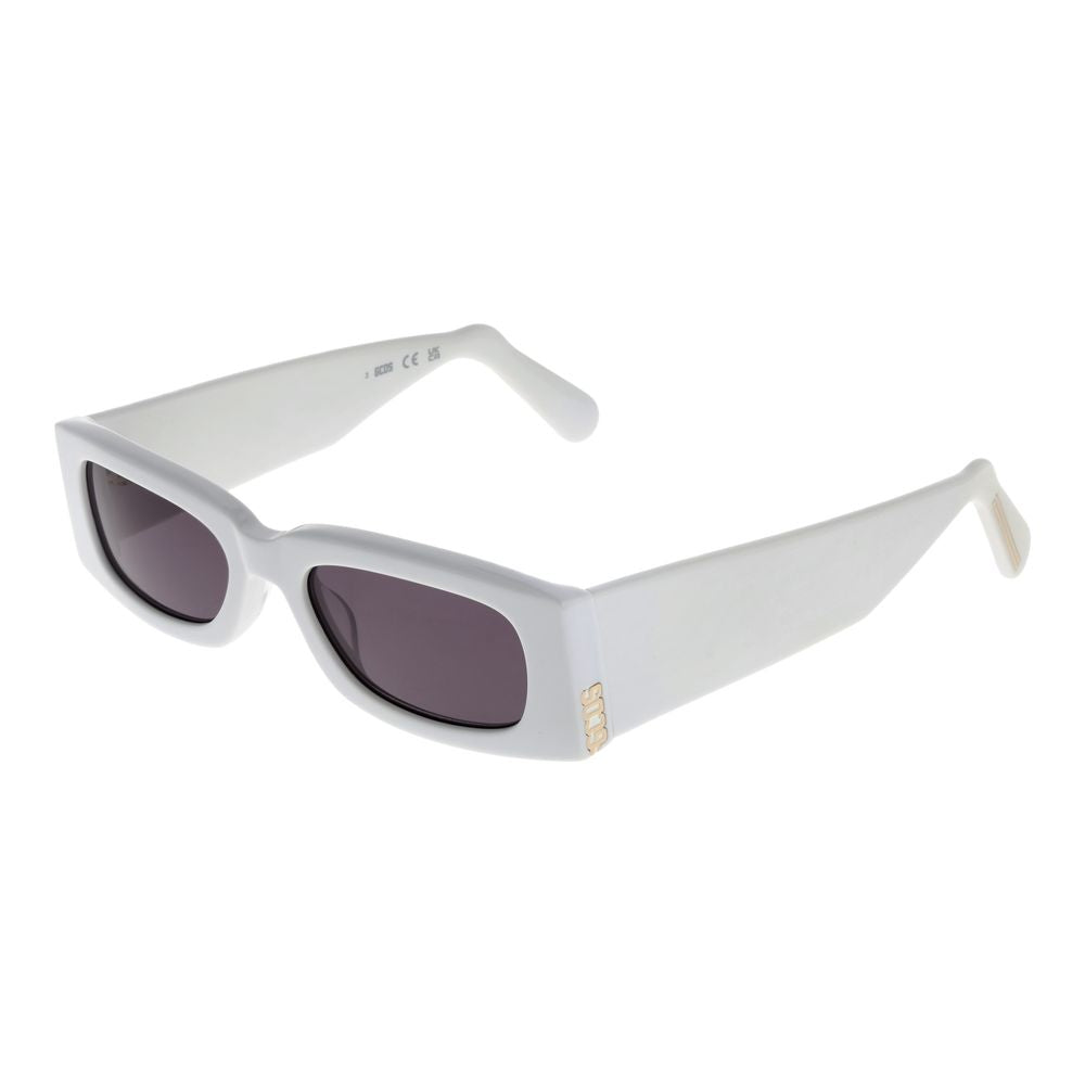 GCDS Sonnenbrille aus weißem Kunststoff