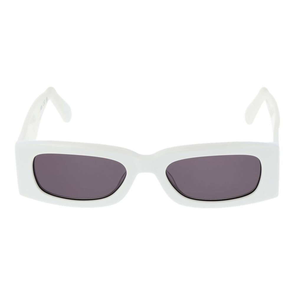 GCDS Sonnenbrille aus weißem Kunststoff