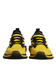 Dolce &amp; Gabbana Gelbe SORRENTO Sport Stretch Sneakers Schuhe
