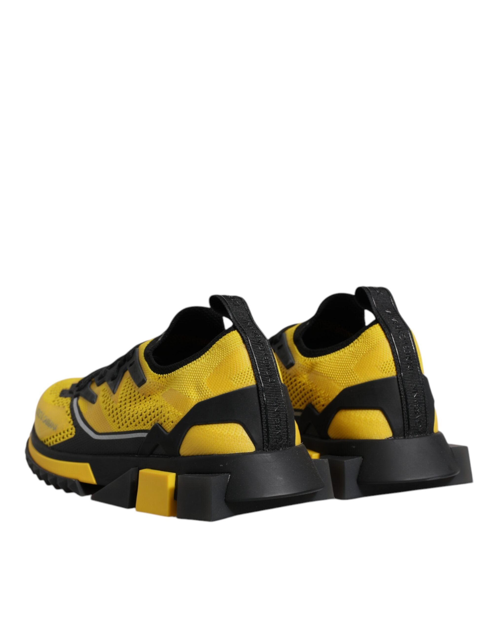 Dolce &amp; Gabbana Gelbe SORRENTO Sport Stretch Sneakers Schuhe