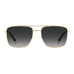 Polaroid Gold Metal Sunglasses