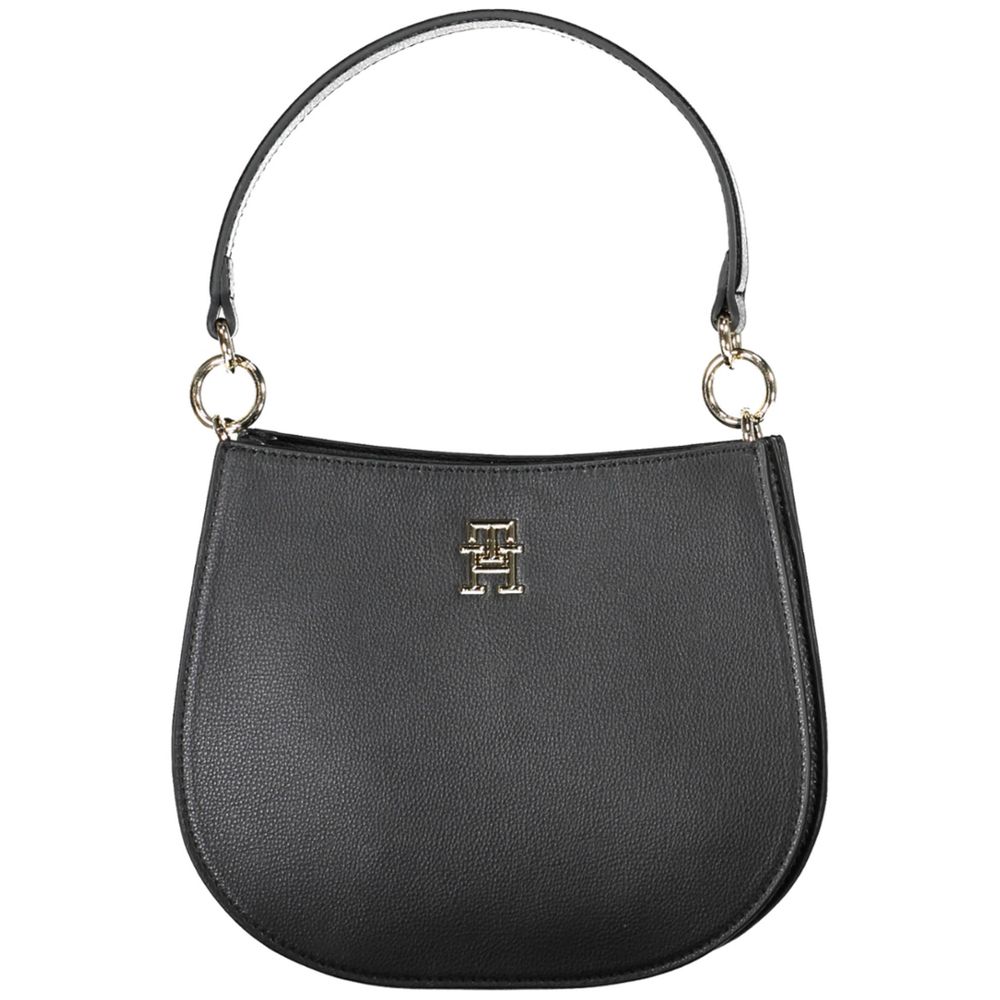 Tommy Hilfiger – Schwarze Polyester-Handtasche