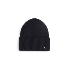 Calvin Klein Black Wool Cap (Baseball Hat)
