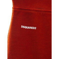 Dsquared² Rote athletische Baumwollhose