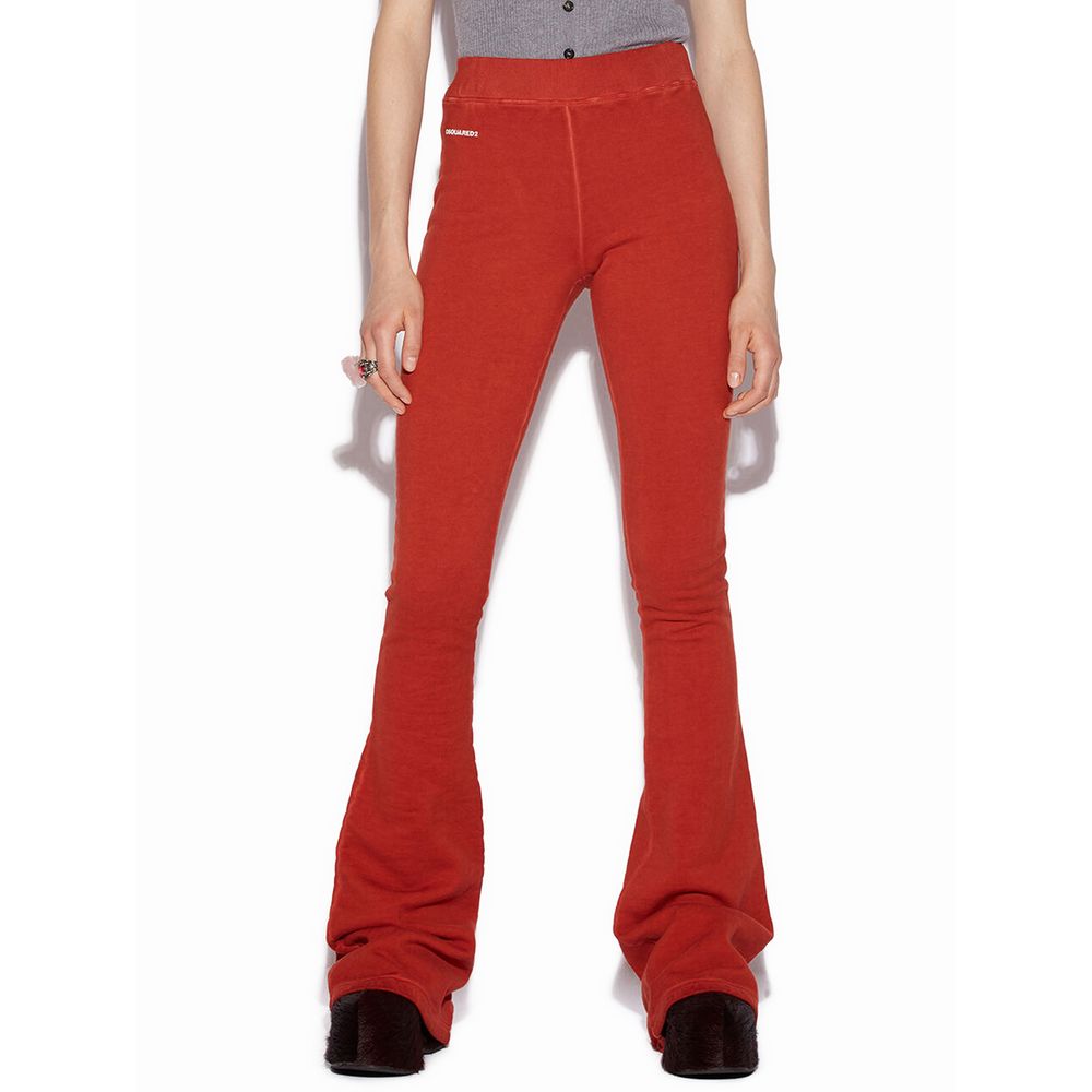 Dsquared² Rote athletische Baumwollhose